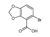 CAS 72744-56-0 χημικές ουσίες 5 δομικών μονάδων bromo-1,3-benzodioxole-4-καρβοξυλικό οξύ