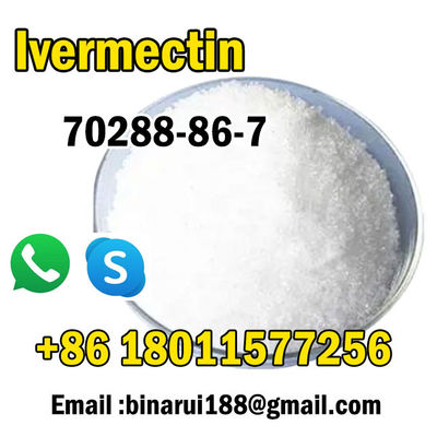Cas 70288-86-7 Ιβερμεκτίνη C48H74O14 Λευκή κρυστάλλινη σκόνη βερμικού