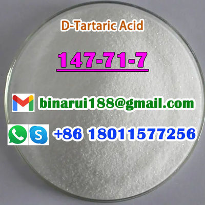 BMK D-Ταρταρικό οξύ CAS 147-71-7 (2S,3S) -Ταρταρικό οξύ λεπτές χημικές ενδιάμεσες ουσίες τροφικής ποιότητας