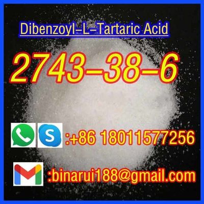 Γρήγορη παράδοση Dibenzoyl-L-Tartaric Acid C18H14O8 Dibenzoyl-L-Tartaric CAS 2743-38-6