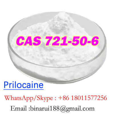 CAS 721-50-6 Πρυλοκαΐνη C13H20N2O Φαρμακευτικές πρώτες ύλες Λευκή σκόνη Citanest